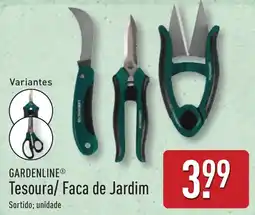 ALDI GARDENLINE Tesoura/ Faca de Jardim promoção