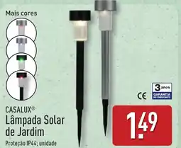 ALDI CASALUX Lâmpada Solar de Jardim promoção