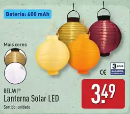 ALDI BELAVI Lanterna Solar LED promoção