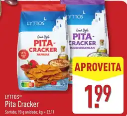 ALDI LYTTOS Pita Cracker promoção