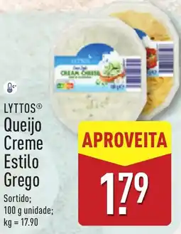 ALDI LYTTOS Queijo Creme Estilo Grego promoção