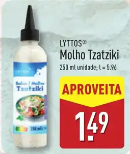 ALDI LYTTOS Molho Tzatziki promoção