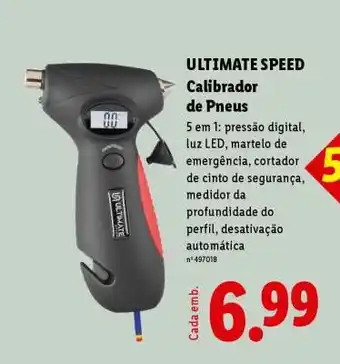 Lidl ULTIMATE SPEED Calibrador de Pneus promoção