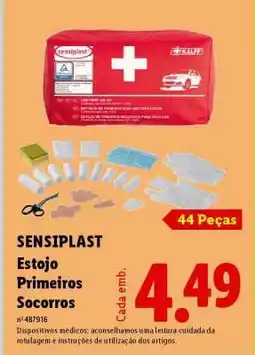 Lidl SENSIPLAST Estojo Primeiros Socorros promoção
