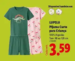 Lidl LUPILU Pijama Curto para Criança promoção
