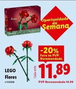 Lidl LEGO Flores promoção