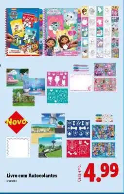 Lidl Livro com Autocolantes promoção