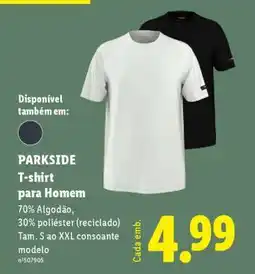 Lidl PARKSIDE T-shirt para Homem promoção