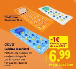 Lidl CRIVIT Colchão Insuflável promoção