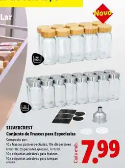 Lidl SILVERCREST Conjunto de Frascos para Especiarias promoção