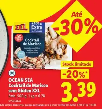 Lidl OCEAN SEA Cocktail de Marisco sem Glúten XXL promoção
