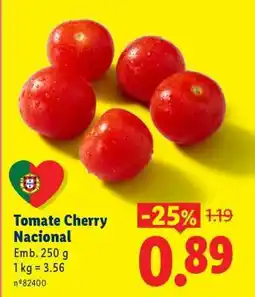 Lidl Tomate Cherry Nacional promoção