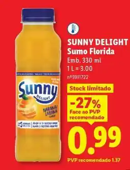 Lidl SUNNY DELIGHT Sumo Florida promoção