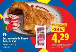 Lidl Entremeada de Porco Fatiada XXL promoção