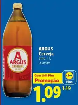 Lidl Argus Cerveja promoção