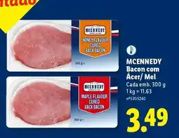 Lidl McEnnedy Bacon com Ácer/ Mel promoção