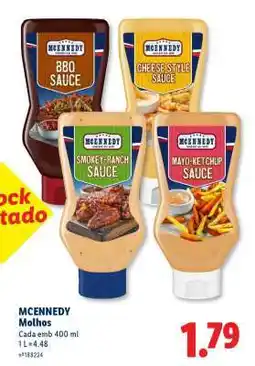 Lidl McEnnedy Molhos promoção
