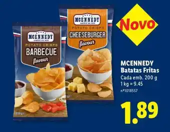 Lidl MCENNEDY Batatas Fritas promoção