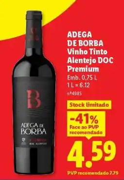 Lidl ADEGA DE BORBA promoção