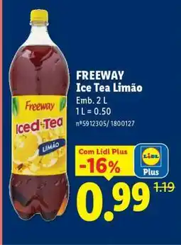 Lidl FREEWAY Ice Tea Limão promoção