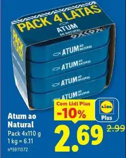 Lidl Atum ao Natural promoção