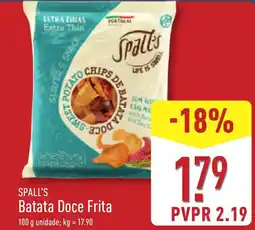 ALDI SPALL'S Batata Doce Frita promoção