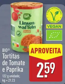 ALDI BIO Tortitas de Tomate e Paprika promoção