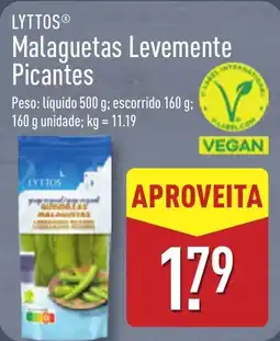 ALDI LYTTOS Malaguetas Levemente Picantes promoção