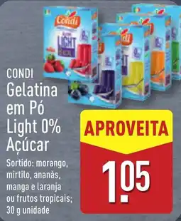 ALDI CONDI Gelatina em Pó Light 0% Açúcar promoção