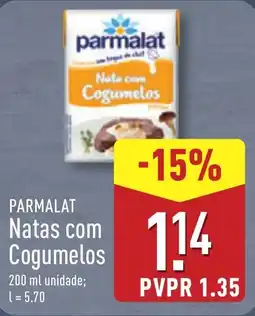 ALDI PARMALAT Natas com Cogumelos promoção