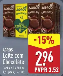 ALDI AGROS Leite com Chocolate promoção