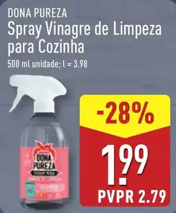 ALDI DONA PUREZA Spray Vinagre de Limpeza para Cozinha promoção