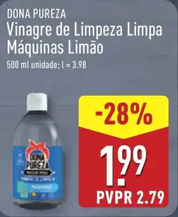 ALDI DONA PUREZA Vinagre de Limpeza Limpa Máquinas Limão promoção