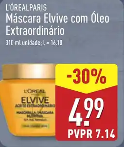 ALDI L'ÓREAL PARIS Máscara Elvive com Óleo Extraordinário promoção