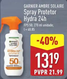 ALDI GARNIER AMBRE SOLAIRE Spray Protetor Hydra 24h promoção