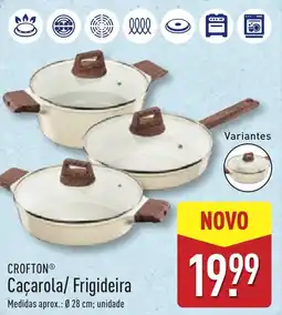 ALDI CROFTON Caçarola/ Frigideira promoção