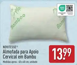 ALDI NOVITESSE Almofada para Apoio Cervical em Bambu promoção