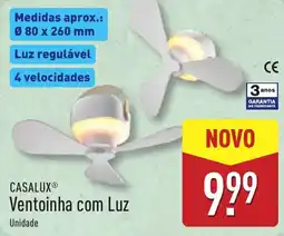 ALDI CASALUX Ventoinha com Luz promoção