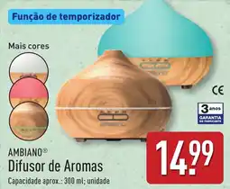 ALDI AMBIANO Difusor de Aromas promoção