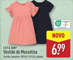 ALDI LILY & DAN Vestido de Musselina promoção