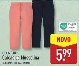 ALDI LILY & DANm Calças de Musselina promoção