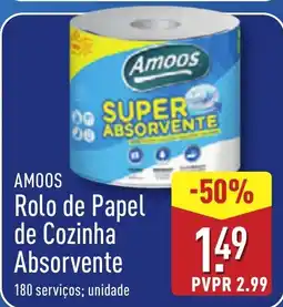 ALDI AMOOS Rolo de Papel de Cozinha Absorvente promoção