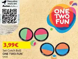 Auchan Set Catch Ball ONE TWO FUN promoção