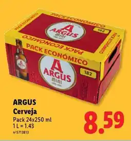 Lidl Argus Cerveja promoção