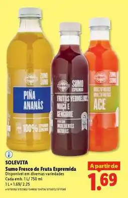 Lidl SOLEVITA promoção
