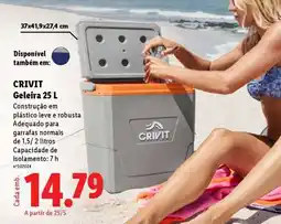 Lidl CRIVIT Geleira 25 L promoção