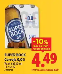 Lidl SUPER BOCK promoção