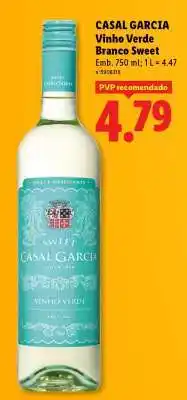 Lidl CASAL GARCIA Vinho Verde Branco Sweet promoção