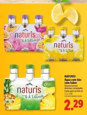 NATURIS Água com Gás com Sabor