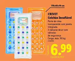 Lidl CRIVIT Colchão Insuflável promoção